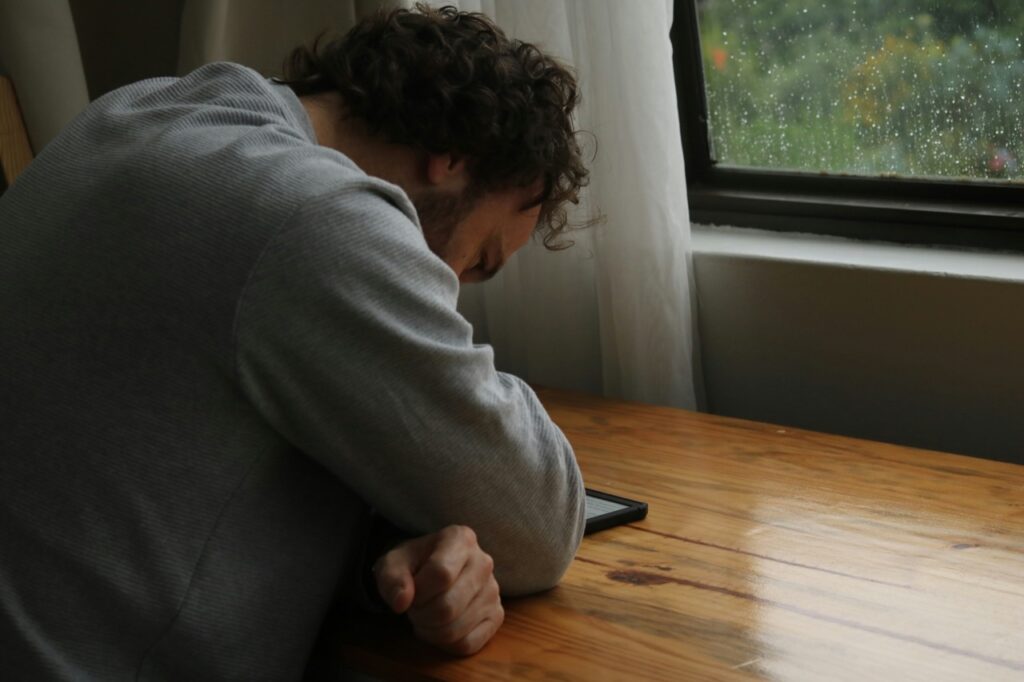 Sad person